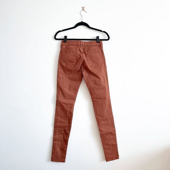 UJ by Uniqlo Womens Low Rise Skinny Cinnamon Brown Denim Jeans Size 25X33 - Picture 3 of 10